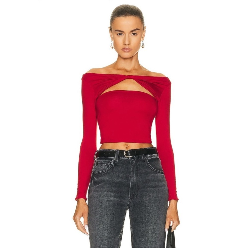 Off-Shoulder Crop Top